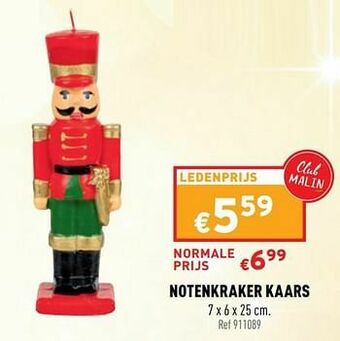 Trafic Notenkraker kaars aanbieding