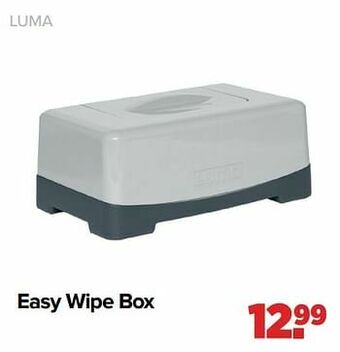 Baby-Dump Luma easy wipe box aanbieding