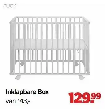 Puck inklapbare box