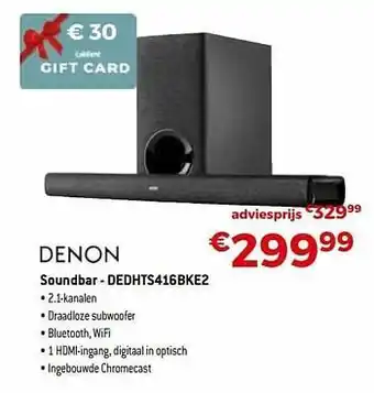 Exellent Denon soundbar - dedhts416bke2 aanbieding
