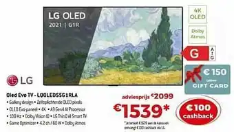 Exellent Lg oled evo tv - lqoled55g1rla aanbieding