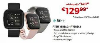Exellent Fitbit versa 2 - fiversa2 aanbieding