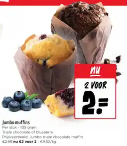Jumbo Jumbo muffins aanbieding