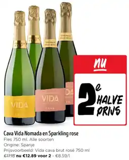 Jumbo Cava Vida Nomada en Sparkling rose aanbieding