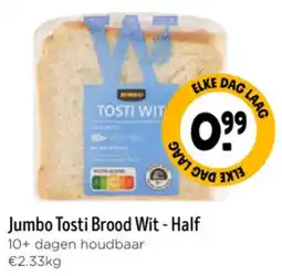 Jumbo Jumbo Tosti Brood Wit Half aanbieding