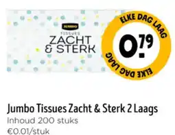Jumbo Jumbo Tissues Zacht & Sterk 2 Laags aanbieding
