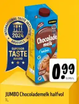 Jumbo Jumbo Chocolademelk halfvol aanbieding