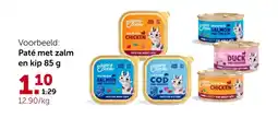 AVEVE Voorbeeld: Paté met zalm aanbieding