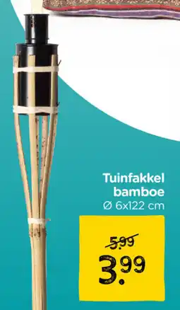 Xenos Tuinfakkel bamboe aanbieding