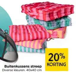Xenos Buitenkussens streep aanbieding