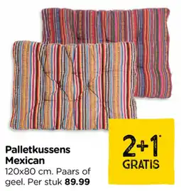 Xenos Palletkussens Mexican aanbieding