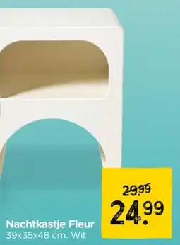 Xenos Nachtkastje Fleur aanbieding