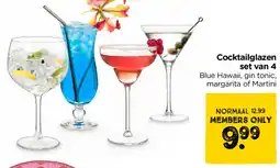 Xenos Cocktailglazen set van 4 aanbieding