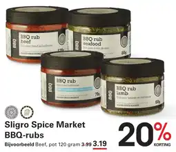 Sligro Sligro Spice Market BBQ rubs aanbieding