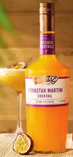 Sligro De Kuyper Batched Pornstar Martini aanbieding