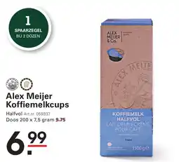 Sligro Alex Meijer Koffiemelkcups aanbieding