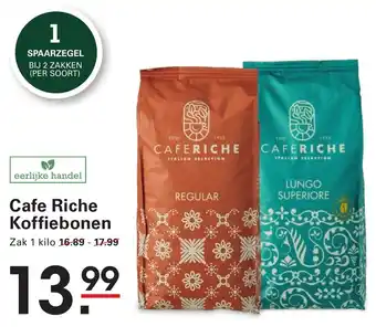 Sligro Cafe Riche Koffiebonen aanbieding