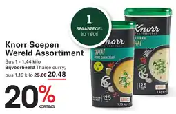 Sligro Knorr Soepen Wereld Assortiment aanbieding