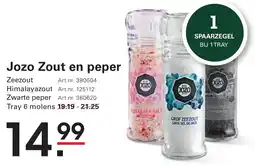 Sligro Jozo Zout en peper aanbieding