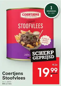Sligro Coertjens Stoofvlees aanbieding