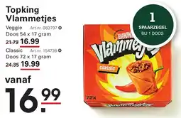 Sligro Topking Vlammetjes Classic aanbieding