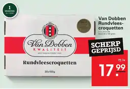 Sligro Van Dobben Rundvlees croquetten aanbieding