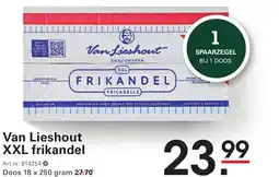 Sligro Van Lieshout XXL frikandel aanbieding