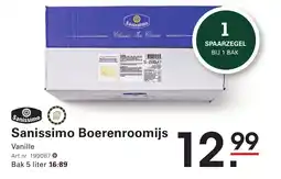 Sligro Sanissimo Boerenroomijs aanbieding