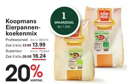 Sligro Koopmans Eierpannen koekenmix aanbieding
