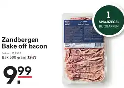 Sligro Zandbergen Bake off bacon aanbieding