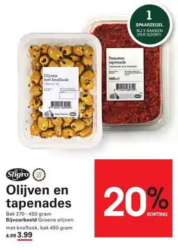 Sligro Olijven en tapenades aanbieding