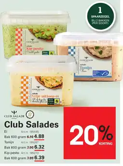 Sligro Club Salades aanbieding