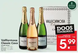 Sligro Vallformosa Classic Cava aanbieding