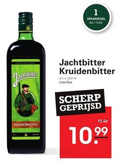 Sligro Jachtbitter Kruidenbitter aanbieding