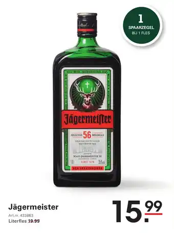 Sligro Jägermeister aanbieding