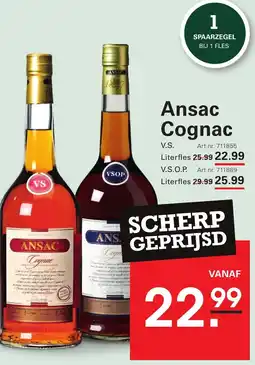 Sligro Ansac Cognac aanbieding