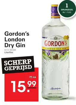 Sligro Gordon's London Dry Gin aanbieding