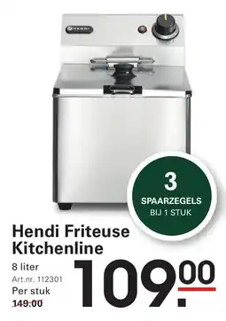Sligro Hendi Friteuse Kitchenline aanbieding