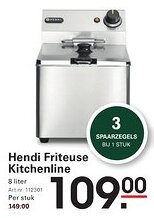 Sligro Hendi Friteuse Kitchenline aanbieding