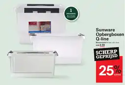 Sligro Sunware Opbergboxen Q-line aanbieding