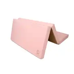 Decathlon Sportmat 150 x 100 x 8 cm roze/beige opvouwbare zachte vloermat Jeflex aanbieding