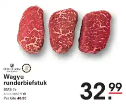 Sligro Wagyu runderbiefstuk aanbieding