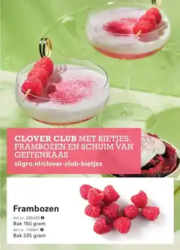 Sligro Frambozen aanbieding