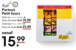 Sligro Partout Petit fours Classique aanbieding