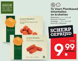 Sligro Te Voert Plantbased bitterballen en kroketten aanbieding