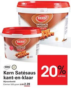 Sligro Kern Satésaus kant-en-klaar aanbieding