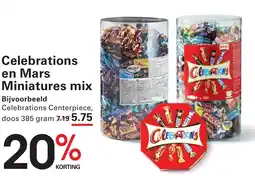 Sligro Celebrations en Mars Miniatures mix aanbieding