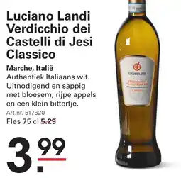 Sligro Luciano Landi Verdicchio dei Castelli di Jesi Classico aanbieding