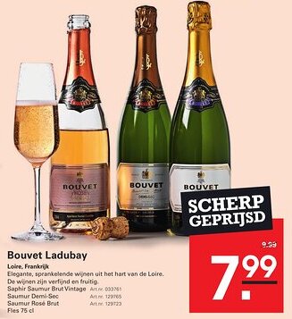 Sligro Bouvet Ladubay aanbieding