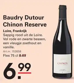 Sligro Baudry Dutour Chinon Reserve aanbieding